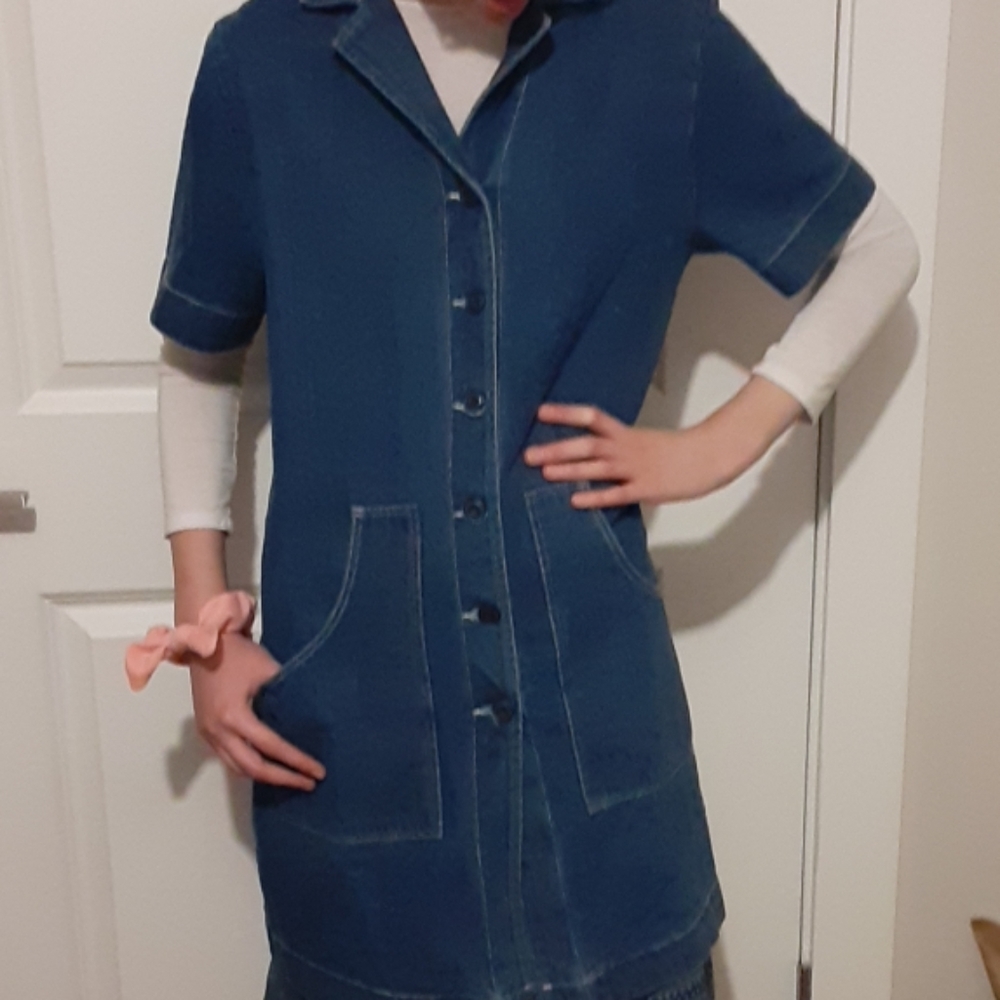 Denim Cheltenham mini shirt dress